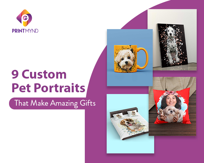 9 custom pet portraits that make amazing gifts