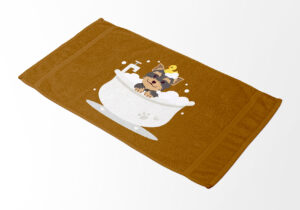 custom portrait towel
