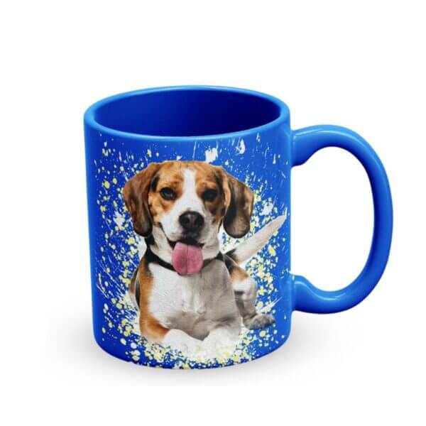 Custom Digital Pet Portrait Mug