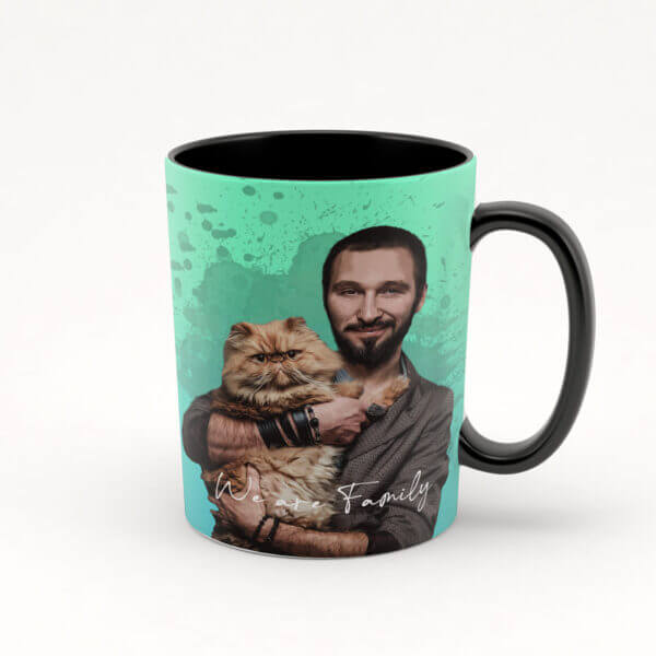 Custom Digital Pet Portrait Mug